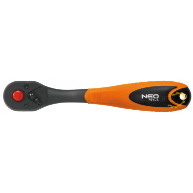 Трещотка изогнутая 1/2', 250 мм, 72з, PP, храповик CrMo  NEO / 08-511