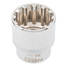Головка Spline 1/2', 30 мм, CrV  NEO / 08-598