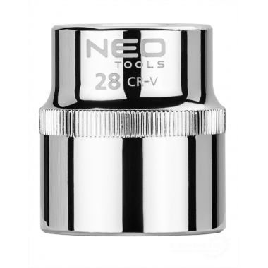 Головка 6-гран, 1/2', 28 мм, CrV  NEO / 08-028