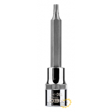 Головка с битой Torx 1/2', T30 x 100 мм, CrV  NEO / 08-763