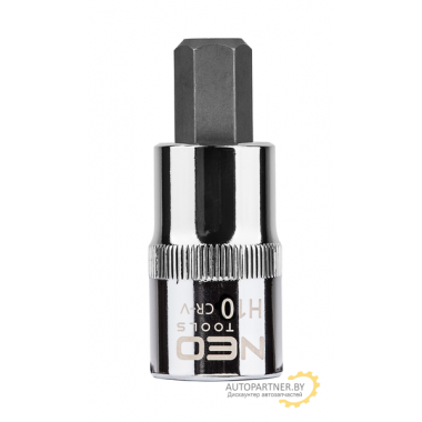 Головка с битой шестигранник 1/2', H10 x 55 мм, CrV  NEO / 08-774
