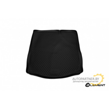 Коврик багажника Element PEUGEOT 301 2013 седан полиуретановый черный 1 шт / ELEMENT3824B10