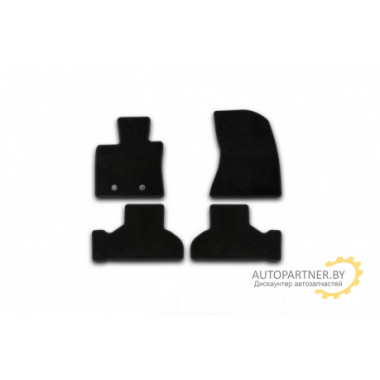 Коврики салона Klever BMW X5 эконом текстильные черные 4 шт. / KVR01053701200k