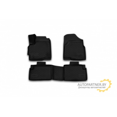 Коврики салона Element 3D CHERY Tiggo T21 2014> полиуретановые черные 4 шт. / CARCHE10005