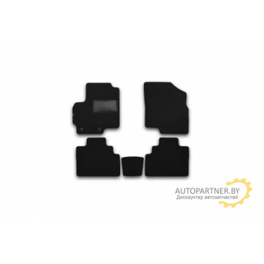 Коврики салона Klever CHERY Tiggo текстильные черные 4 шт. / KVR02631401210kh