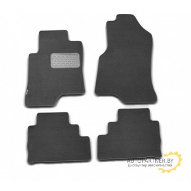 Коврики салона Autofamily CHEVROLET Captiva 2012> премиум текстильные черные 5 шт. / NLT.08.19.22.110kh