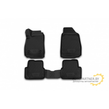Коврики салона Element CHEVROLET Cobalt полиуретановые черные 4 шт. / CARCHV00029