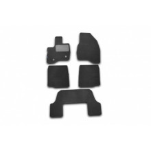 Коврики салона Autofamily CHEVROLET Orlando текстильные черные 6 шт. / NLT.08.17.11.110kh