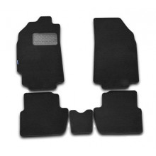 Коврики салона Autofamily CHEVROLET Spark текстильные черные 5 шт. / NLT.08.14.11.110kh
