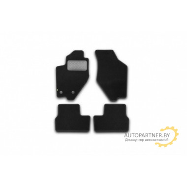 Коврики салона Klever DATSUN mi-DO текстильные черные 4 шт. / KVR01940101200k