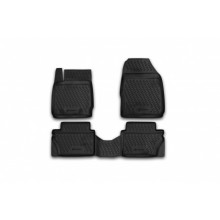 Коврики салона Element FORD Fiesta 2008-2011 полиуретановые черные 4 шт. / s000.18