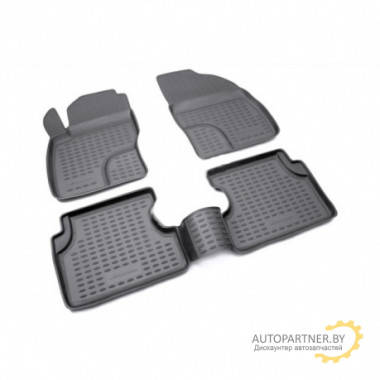 Коврики салона Element FORD Focus II полиуретановые черные 4 шт. / s000.5