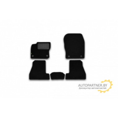 Коврики салона Klever FORD Focus III текстильные черные 4 шт. / KVR02166801210kh