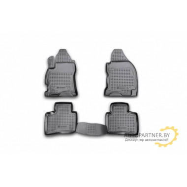 Коврики салона Element FORD Mondeo 2000-2007 полиуретановые черные 4 шт. / NLC.16.05.210