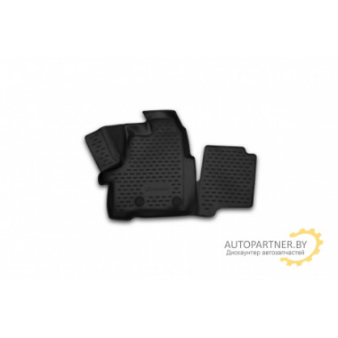 Коврики салона Element 3D FORD Transit 2014> полиуретановые черные / NLC.3D.16.60.310k