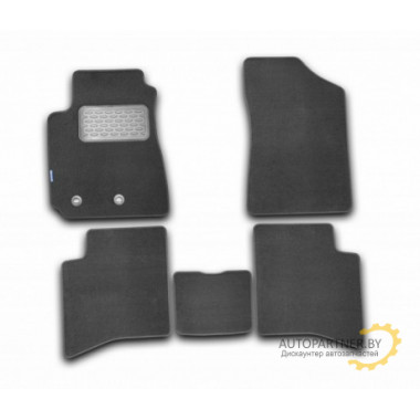 Коврики салона Autofamily GEELY MK Cross текстильные черные 5 шт. / NLT.75.07.11.110kh
