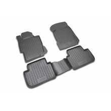 Коврики салона Element HONDA Accord 2008-2013 полиуретановые черные 4 шт. / NLC.18.02.210k
