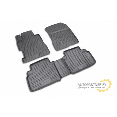 Коврики салона Element HONDA Civic 4D 2006> полиуретановые черные 4 шт. / NLC.18.09.210k