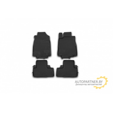 Коврики салона Element HONDA CR-V 2012-2015 полиуретановые черные 4 шт. / CARHND00013