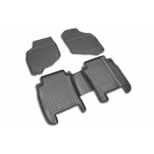 Коврики салона Element HONDA Jazz 2001-2008 полиуретановые черные 4 шт. / NLC.18.05.210