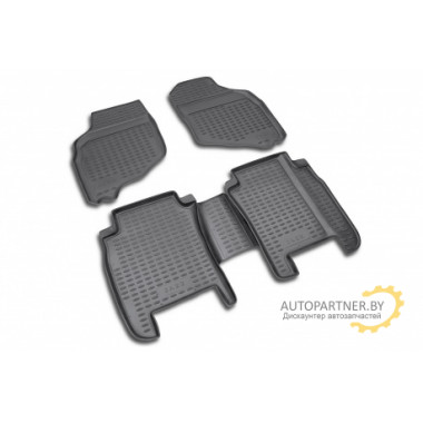 Коврики салона Element HONDA Jazz 2001-2008 полиуретановые черные 4 шт. / NLC.18.05.210
