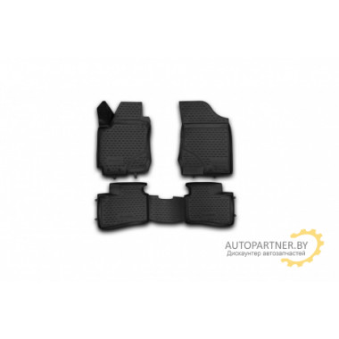 Коврики салона 3D Element HYUNDAI I30 2007-2012 полиуретановые черные 4 шт. / NLC.3D.20.28.210h