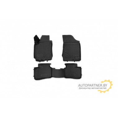 Коврики салона Element HYUNDAI I30 2012> полиуретановые черные 4 шт. / NLC.20.51.210h