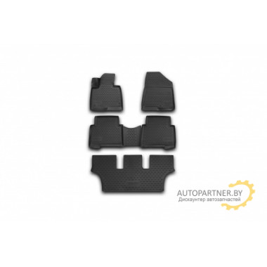 Коврики салона Element HYUNDAI Grand Santa Fe полиуретановые черные 5 шт. / NLC.3D.20.57.210
