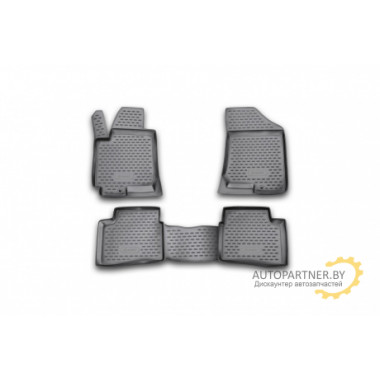Коврики салона 3D Element KIA Pro-Ceed 2008> полиуретановые черные 4 шт. / NLC.25.27.210