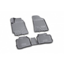 Коврики салона 3D Element KIA Cerato 2009-2013 полиуретановые черные 4 шт. / NLC.3D.25.26.210