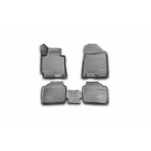 Коврики салона 3D Element KIA Cerato 2013> полиуретановые черные 4 шт. / NLC.3D.25.48.210