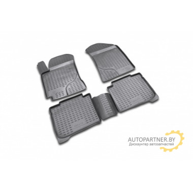 Коврики салона Element KIA Cerato 2004-2009 полиуретановые черные 4 шт. / NLC.25.11.210