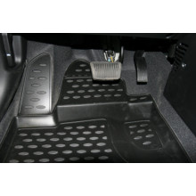Коврики салона Element KIA Picanto 2011> полиуретановые черные 4 шт. / NLC.25.36.210h