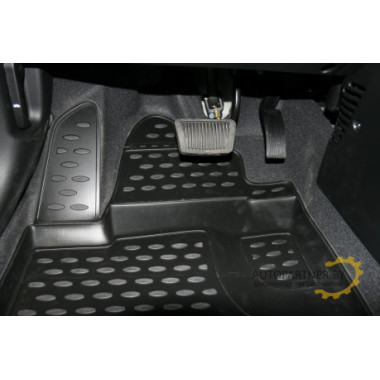 Коврики салона Element KIA Picanto 2011> полиуретановые черные 4 шт. / NLC.25.36.210h