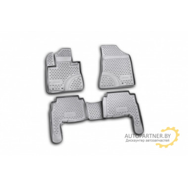 Коврики салона Element KIA Sorento 2009-2012 полиуретановые черные 4 шт. / NLC.25.28.210
