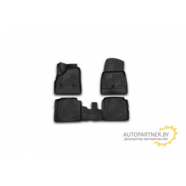 Коврики салона 3D Element LADA 4х4 5D полиуретановые черные 4 шт. / F420250E1