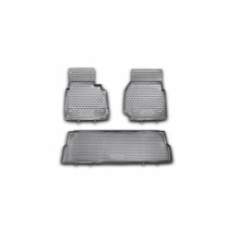 Коврики салона Element LAND ROVER Defender 110 полиуретановые черные 3 шт. / NLC.28.08.210kh