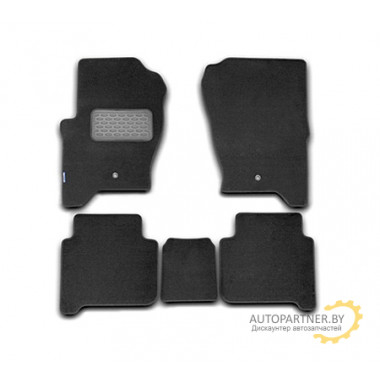 Коврики салона Autofamily LAND ROVER Discovery 4 текстильные черные 5 шт. / NLT.28.07.11.110kh