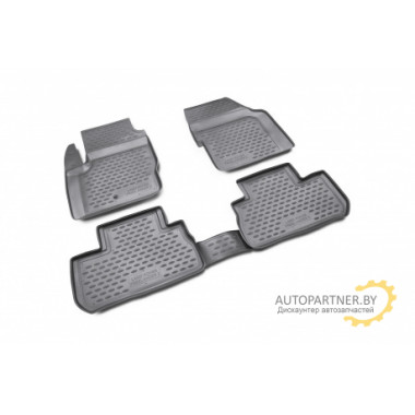 Коврики салона Element LAND ROVER Freelander 2007-2013 полиуретановые черные 4 шт. / NLC.28.02.210