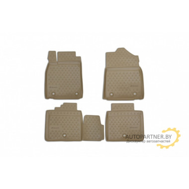 Коврики салона Element LEXUS ES 250/350, 300h полиуретановые бежевые 4 шт. / NLC.29.26.212k