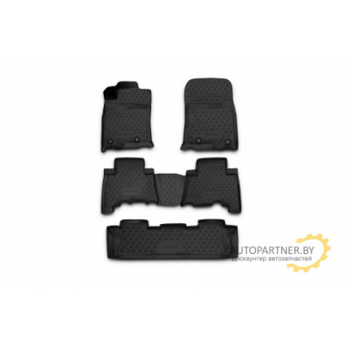 Коврики салона 3D Element LEXUS GX 460 2013> полиуретановые черные 5 шт. / NLC.3D.29.29.210k