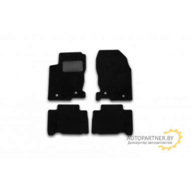 Коврики салона Klever LEXUS NX текстильные черные 4 шт. / KVR01297101200k