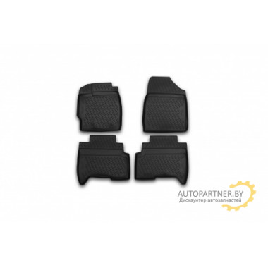 Коврики салона Element LIFAN X50 полиуретановые черные 4 шт. / CARLIF00005