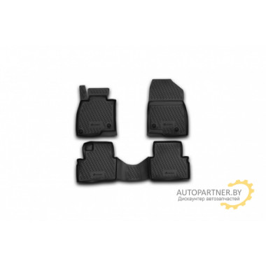 Коврики салона Element MAZDA 3 2013> полиуретановые черные 4 шт. / CARMZD00031