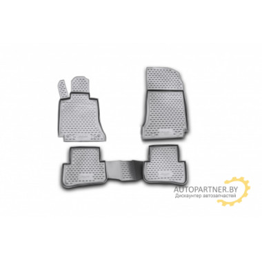 Коврики салона Element MERCEDES-BENZ C-Class W204 полиуретановые черные 4 шт. / NLC.34.27.210k