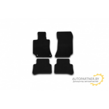 Коврики салона Klever MERCEDES-BENZ E-Class W212 текстильные черные 4 шт. / KVR02343801210kh