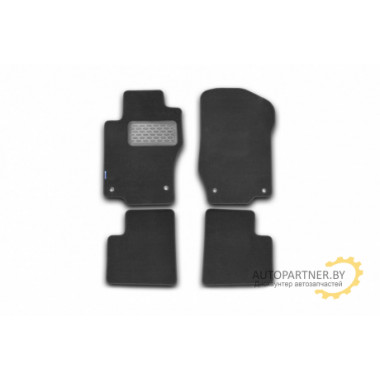 Коврики салона Autofamily MERCEDES-BENZ M-Class W164 текстильные черные 4 шт. / NLT.34.23.11.110kh