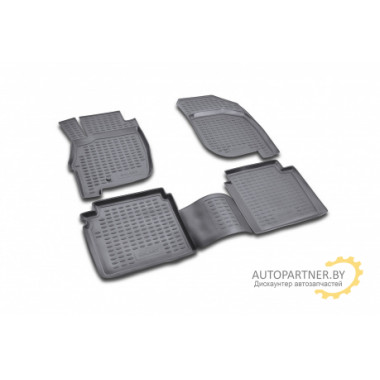 Коврики салона Element MITSUBISHI Galant полиуретановые черные 4 шт. / NLC.35.12.210