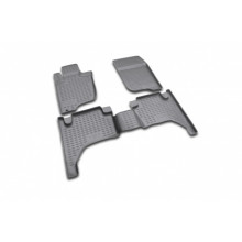 Коврики салона Element MITSUBISHI L-200 IV полиуретановые черные 4 шт. / NLC.35.15.210