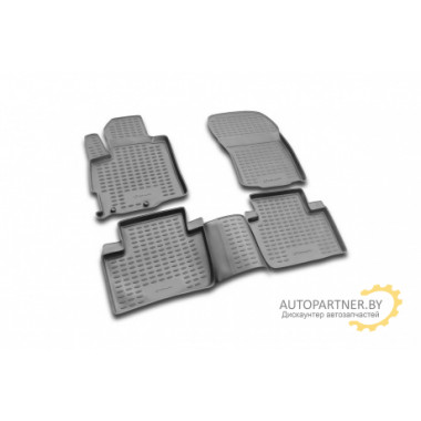 Коврики салона Element MITSUBISHI Outlander XL 2005-2010 полиуретановые черные 4 шт. / NLC.35.14.210